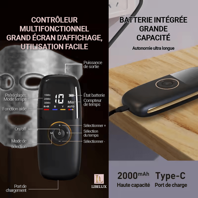 LUMI™ | Masque visage LED - LIBELUX