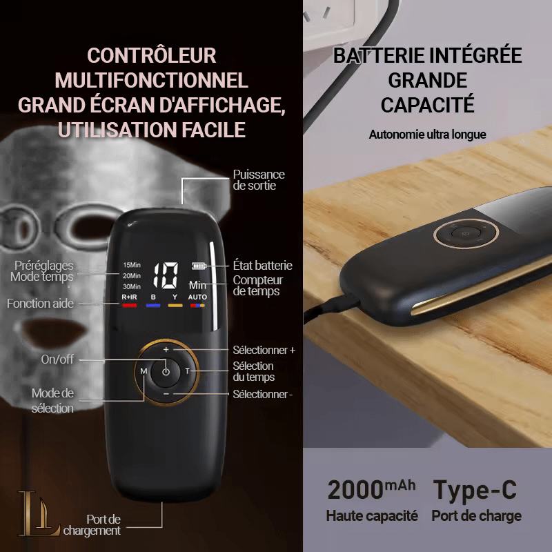 LUMI™ | Masque visage LED - LIBELUX