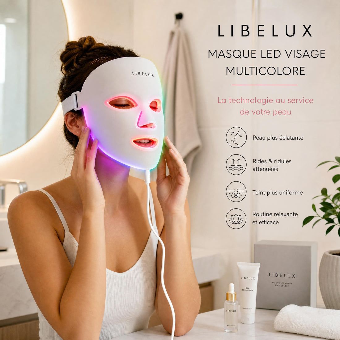 Routine beauté tech : le guide pratique pour intégrer un masque LED visage dans votre quotidien - LIBELUX